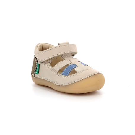 KICKERS Salomés Sushy kaki BEIGE+MARRON 2 - vertbaudet enfant 