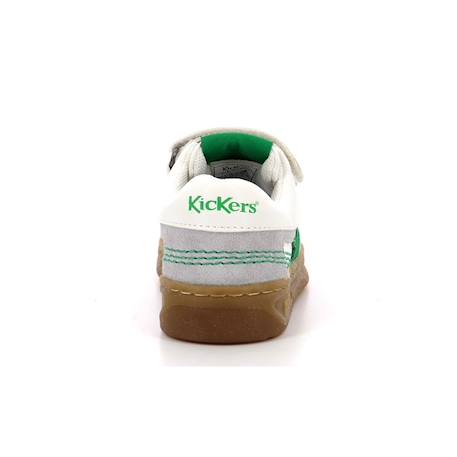 KICKERS Baskets basses Kalido Vert/blanc BLANC+BLANC+BLANC 7 - vertbaudet enfant 