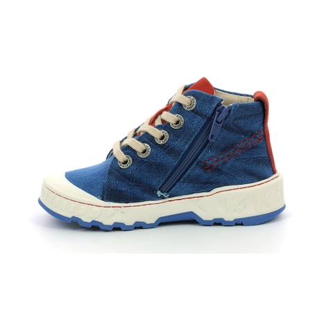 KICKERS Baskets hautes Kickrup bleu BLEU 4 - vertbaudet enfant 