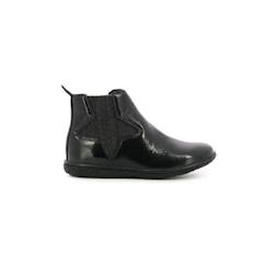 Chaussures-Chaussures fille 23-38-Boots, bottines-KICKERS Boots Vermillon noir