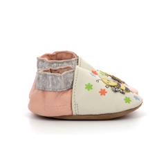 ROBEEZ Chaussons Bee Carefull blanc  - vertbaudet enfant