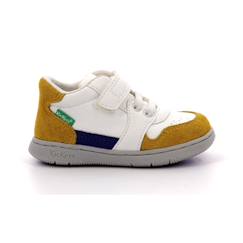 KICKERS Baskets basses Kickbuvar blanc  - vertbaudet enfant