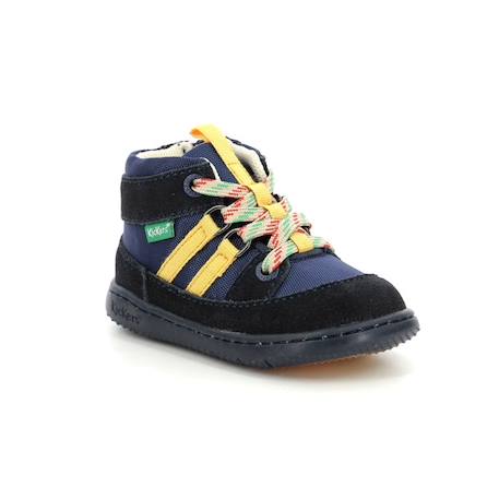 KICKERS Bottillons Kickbubblo bleu BLANC+BLEU+NOIR 6 - vertbaudet enfant 