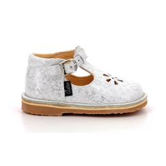 Chaussures-Chaussures fille 23-38-Ballerines, babies-ASTER Salomés Bimbo-2 argent