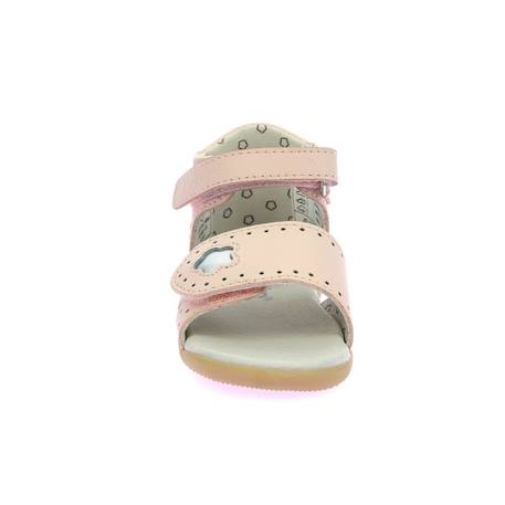 KICKERS Sandales Bigkratch-c blanc BLANC+ROSE 8 - vertbaudet enfant 