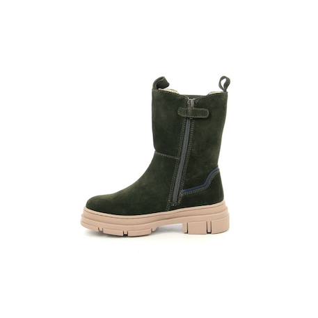 KICKERS Boots Kick Goz camel BLANC+BLANC+MARRON+NOIR+VERT 4 - vertbaudet enfant 