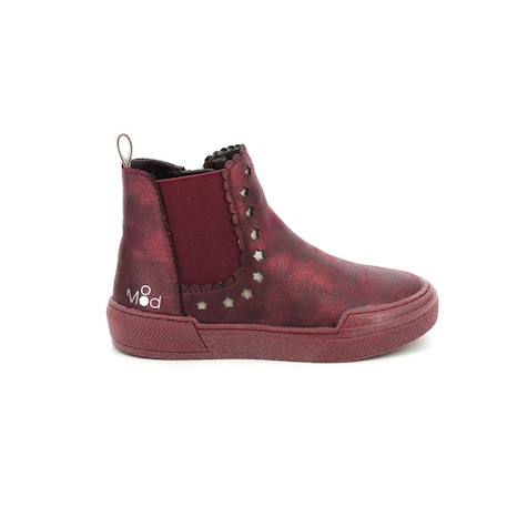 MOD 8 Boots Ariboot bordeaux ROUGE 1 - vertbaudet enfant 