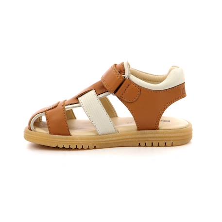 KICKERS Sandales Kickgalacxu camel MARRON 4 - vertbaudet enfant 