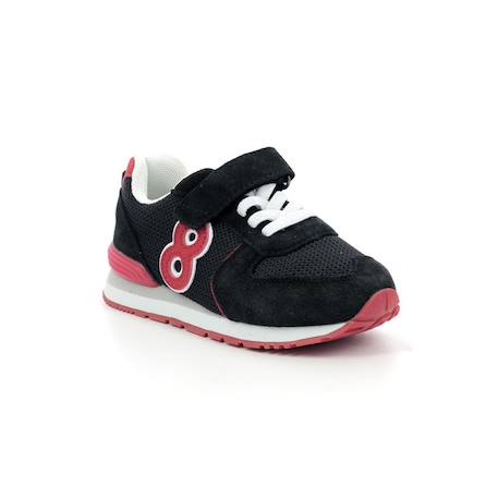 MOD 8 Baskets basses Snooklace rose BLEU+BLEU+NOIR+ROSE+VERT 10 - vertbaudet enfant 