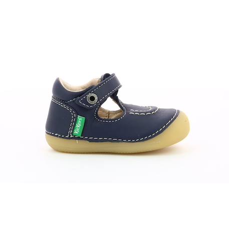 KICKERS Salomés Salome marine BEIGE+BLEU 5 - vertbaudet enfant 