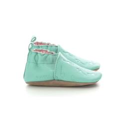 Chaussures-Chaussures fille 23-38-Chaussons-ROBEEZ Chaussons Stick And Cone turquoise