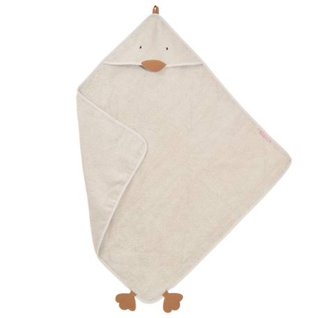 Cape de bain coton bio* Nils BEIGE 3 - vertbaudet enfant 