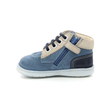 KICKERS Bottillons Kickiconic beige BEIGE+BLEU+ROSE 8 - vertbaudet enfant 