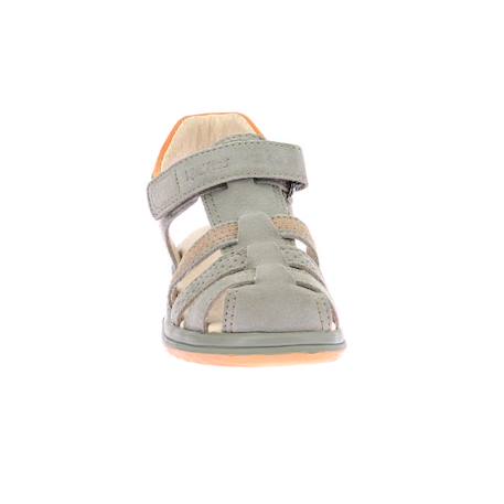 KICKERS Sandales Platinium kaki VERT 4 - vertbaudet enfant 