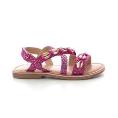 Chaussures-Chaussures fille 23-38-MOD 8 Sandales Craisea fuchsia