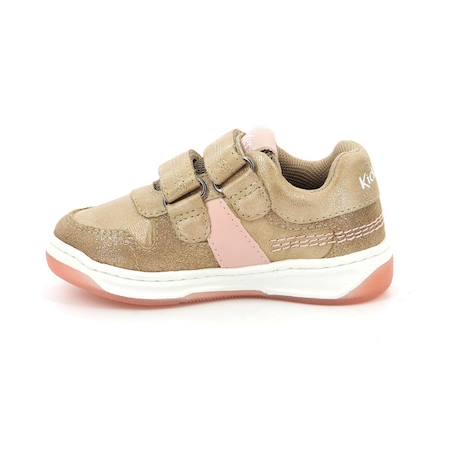 KICKERS Baskets basses Kalido beige BEIGE 4 - vertbaudet enfant 