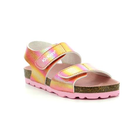 KICKERS Sandales Summerkro rose Fille ROSE 2 - vertbaudet enfant 