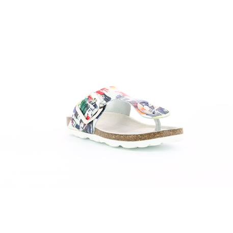 KICKERS Mules Summeriza multicolor BLANC 2 - vertbaudet enfant 