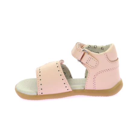 KICKERS Sandales Bigkratch-c blanc BLANC+ROSE 7 - vertbaudet enfant 