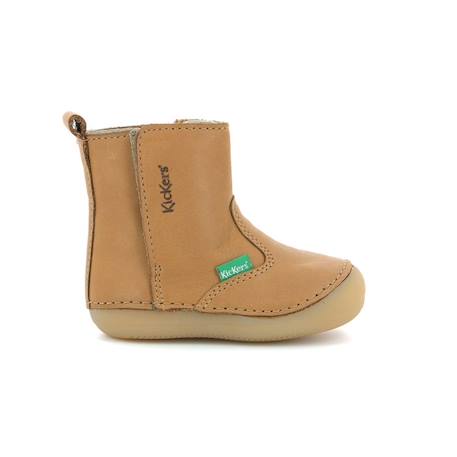 KICKERS Boots Socool camel BLEU+JAUNE 6 - vertbaudet enfant 