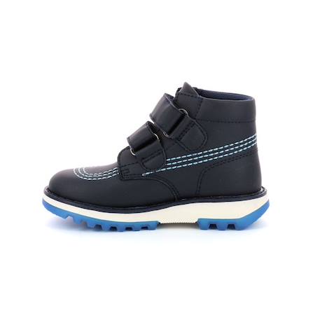 KICKERS Bottillons Kickfun marine BLEU+NOIR 4 - vertbaudet enfant 