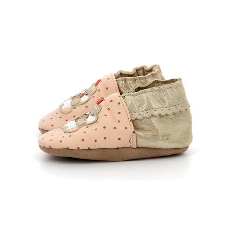 ROBEEZ Chaussons Cookie Lover rose ROSE 4 - vertbaudet enfant 