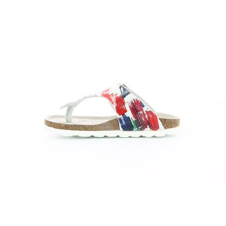 KICKERS Mules Summeriza multicolor BLANC 4 - vertbaudet enfant 