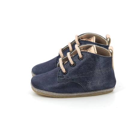 ASTER Chaussons Layas marine BLEU+ROSE 4 - vertbaudet enfant 