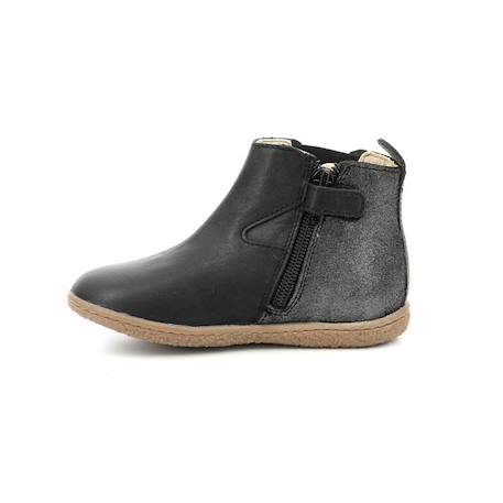 KICKERS Boots Vermillon noir NOIR 4 - vertbaudet enfant 