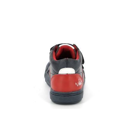 MOD 8 Baskets hautes Tifun Rouge/gris GRIS+GRIS+NOIR+NOIR 3 - vertbaudet enfant 