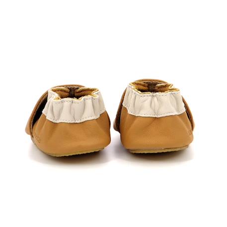 ROBEEZ Chaussons Seek Advent Crp camel BLANC 4 - vertbaudet enfant 