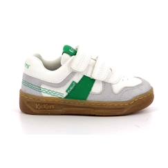 KICKERS Baskets basses Kalido Vert/blanc  - vertbaudet enfant