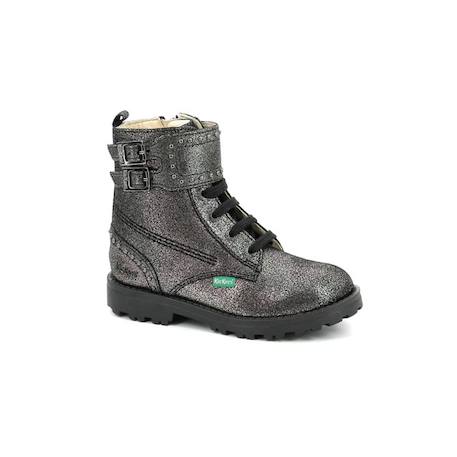 KICKERS Bottillons Groorock gris GRIS 2 - vertbaudet enfant 