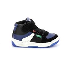 Chaussures-Chaussures fille 23-38-KICKERS Baskets hautes Kickalien noir