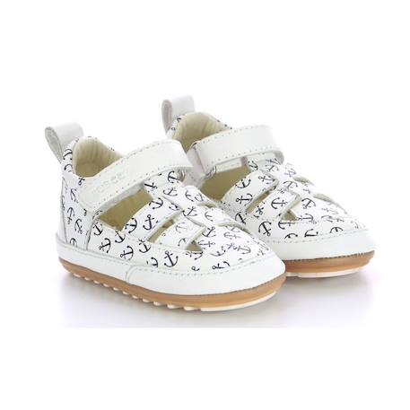 ROBEEZ Salomés Miniz blanc BLANC 2 - vertbaudet enfant 