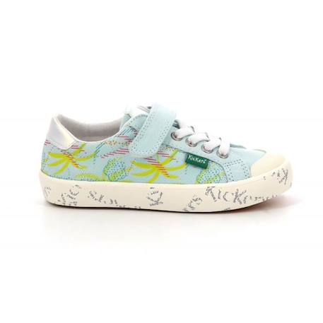 KICKERS Baskets basses Gody BLANC+BLEU 5 - vertbaudet enfant 