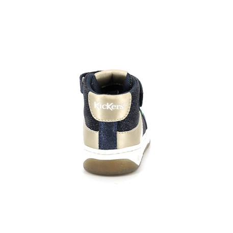 KICKERS Baskets hautes Kickalien beige BEIGE+BLEU 7 - vertbaudet enfant 