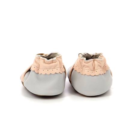 ROBEEZ Chaussons Happy Mood gris GRIS 4 - vertbaudet enfant 