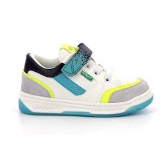 Chaussures-Chaussures garçon 23-38-Baskets, tennis-KICKERS Baskets basses Kouic blanc