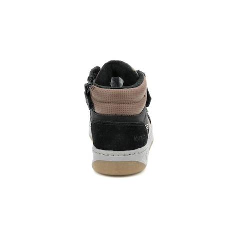 KICKERS Baskets hautes Kickosta marine MARRON+NOIR+VERT 7 - vertbaudet enfant 