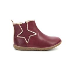 Chaussures-Chaussures fille 23-38-Boots, bottines-KICKERS Boots Vermillon bordeaux