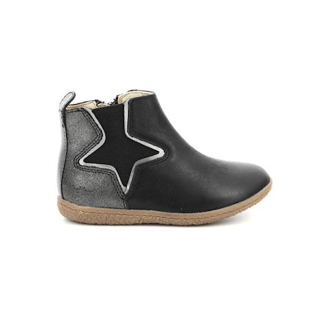 KICKERS Boots Vermillon noir NOIR 1 - vertbaudet enfant 