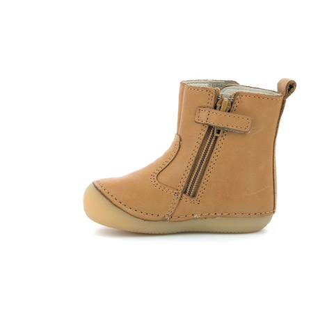 KICKERS Boots Socool camel BLEU+JAUNE 8 - vertbaudet enfant 