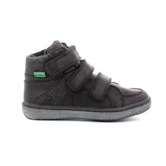 KICKERS Baskets hautes Lohan noir  - vertbaudet enfant