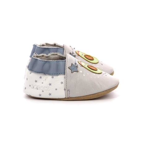 ROBEEZ Chaussons Heavy Day gris GRIS 1 - vertbaudet enfant 