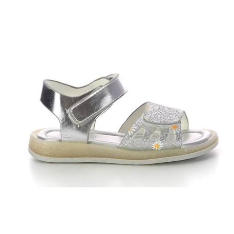 MOD 8 Sandales Liboo argent GRIS 1 - vertbaudet enfant 