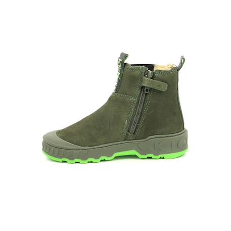 KICKERS Boots Kicktrust kaki BLANC 4 - vertbaudet enfant 