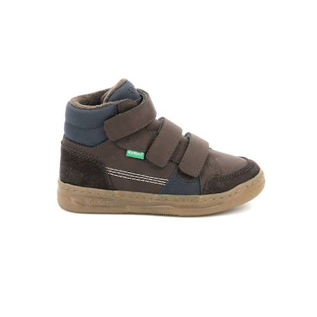 KICKERS Baskets hautes Kroisy marine MARRON 1 - vertbaudet enfant 