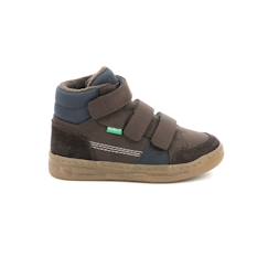 Chaussures-Chaussures garçon 23-38-KICKERS Baskets hautes Kroisy marine