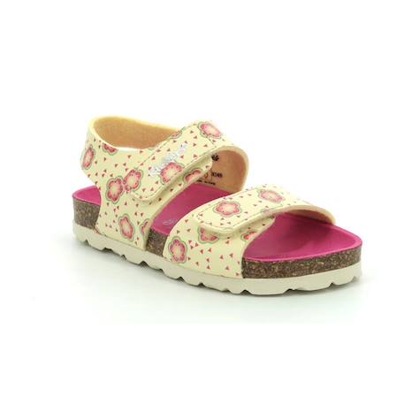 KICKERS Sandales Summerkro jaune JAUNE+ROSE 2 - vertbaudet enfant 